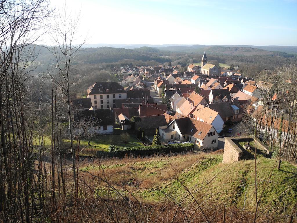 Вилла Au Pied Du Chateau Lichtenberg Номер фото